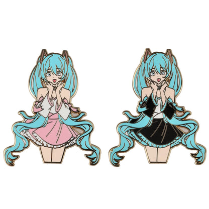 Hatsune Miku Metal Badge – Enamel-Style Brooch Accessory