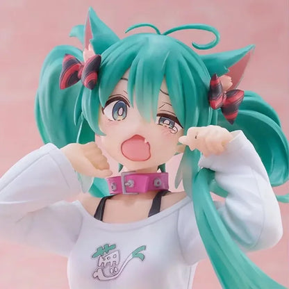 4.5" Hatsune Miku Neko T-Shirt Ver. – Desktop Collectible